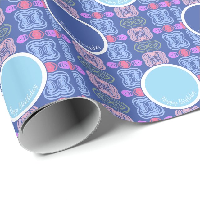 Figursättning för Designer Gift Presentpapper (Rullad Hörn)
