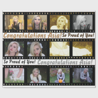 Figursättning för filmremsan Foto ramar Presentpapper