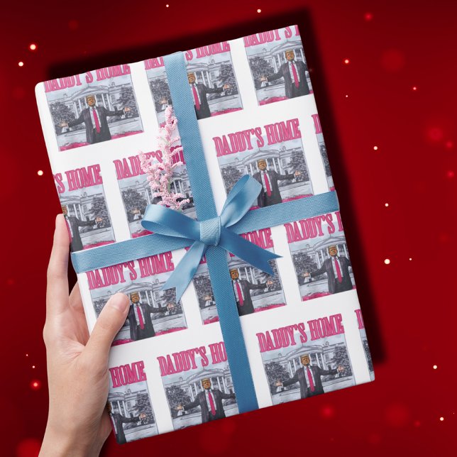 Figursättning för pappornas hemtrumpyp presentpapper (Skapare uppladdad)