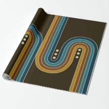 Figursättning Papprare i tredubbla punkter - Brun