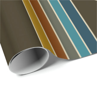 Figursättning Papprare i tredubbla punkter - Brun Presentpapper