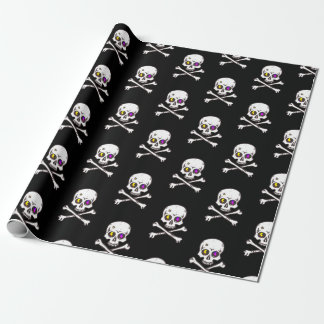 Figursättningen Skull och Bones Gift Presentpapper