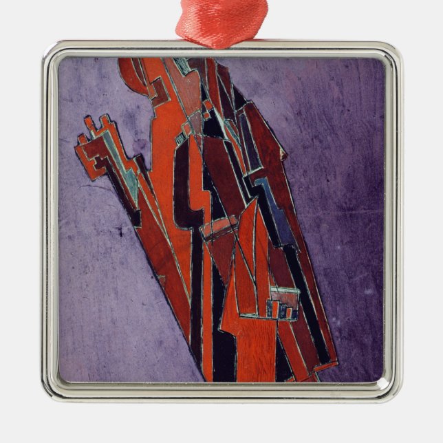 Figurstudie - design för skulptur julgransprydnad metall (Framsidan)