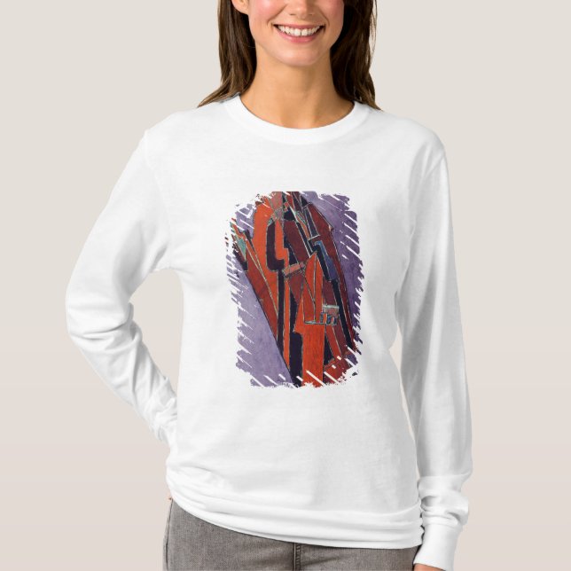 Figurstudie - design för skulptur tee shirt (Framsida)