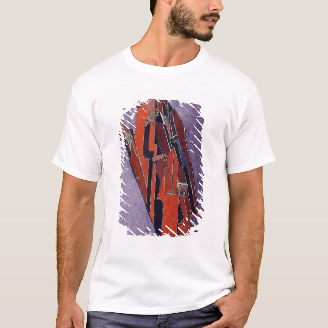 Figurstudie - design för skulptur tee shirt (Framsida)