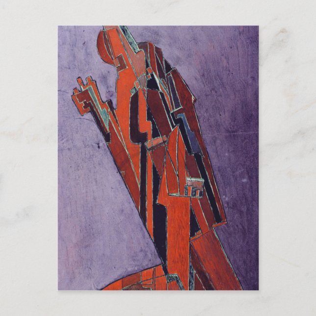 Figurstudie - Design för Skulptur Vykort (Framsida)