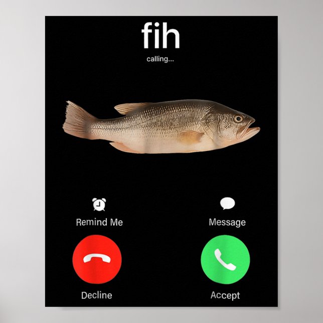 Fih Calling Remind Me Message Decline Accept Phone Poster (Framsidan)