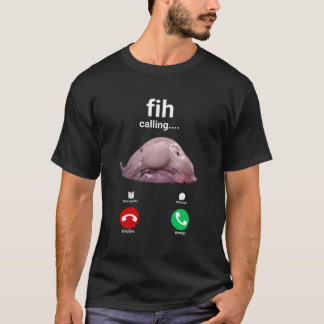 Fih Samtal Påminn Mig Meddelande Avböj Acceptera T Shirt