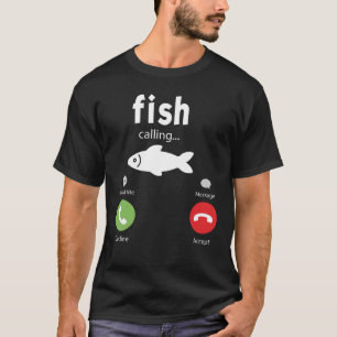 Fih Samtal Påminn mig Meddelande Avböj T-Shirt