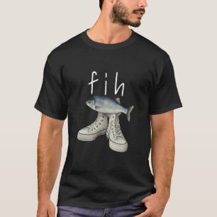 Fih Skor Fisk Rolig passande skämt Meme Fih Ringer T Shirt