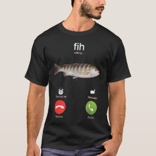 Fih Skor Fisk Roligt Felstavade Fisk Meme Fih T Shirt