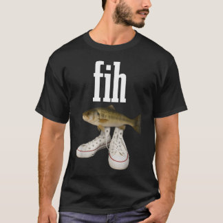 Fih-skor Rolig Fisk T Shirt