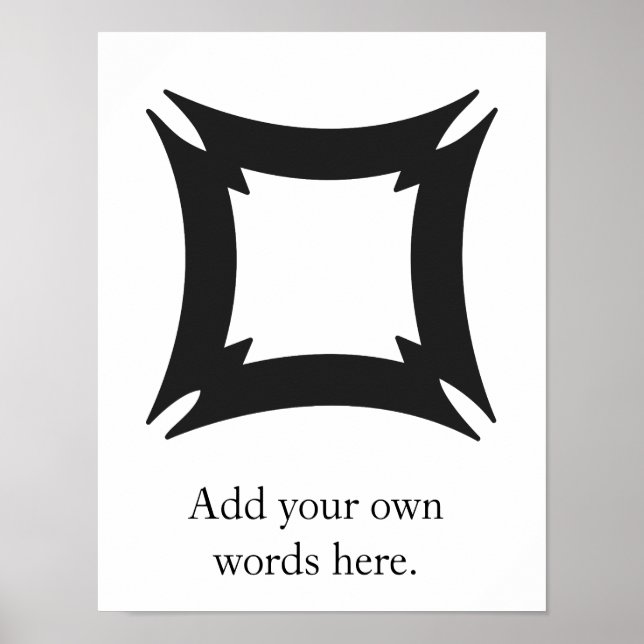 FIHANKRA | Adinkra Symbol of Security and Safety Poster (Framsidan)