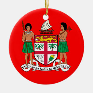 FIJI-Anpassningsbarnas julprydnad Julgransprydnad Keramik