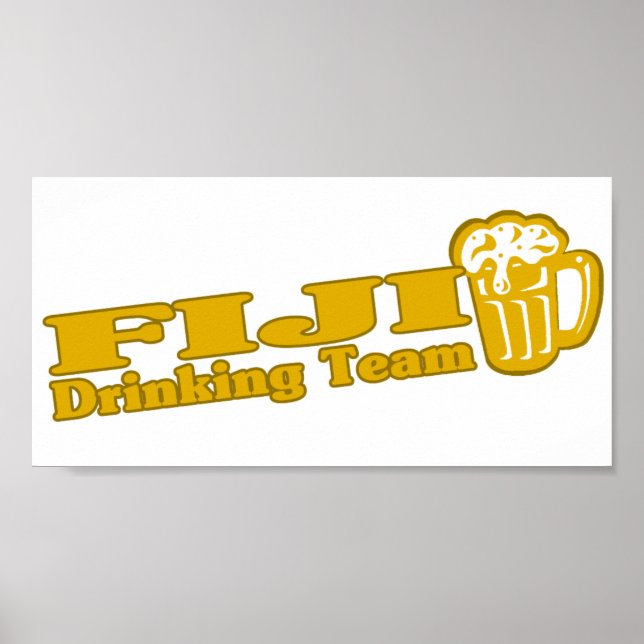 Fiji Drinking Team Poster (Framsidan)