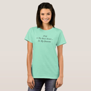 FIJI Dröm Hem Söderhavet Resa Talesätt T Shirt