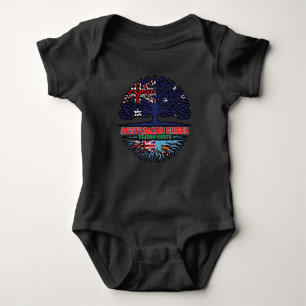 Fiji Fijian Australian Australia Träd Roots Flagga T Shirt
