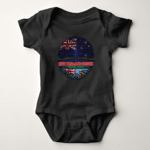 Fiji Fijian New Zealander New Zealand Träd Roots T Shirt