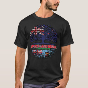 Fiji Fijian New Zealander New Zealand Träd Roots T Shirt
