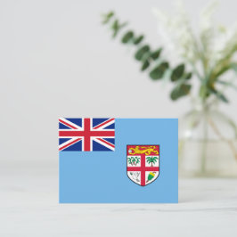Fiji flagga anteckningskort