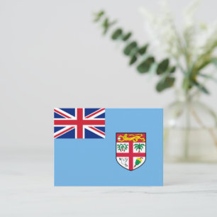 Fiji flagga anteckningskort