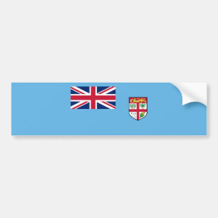 Fiji flagga bildekal