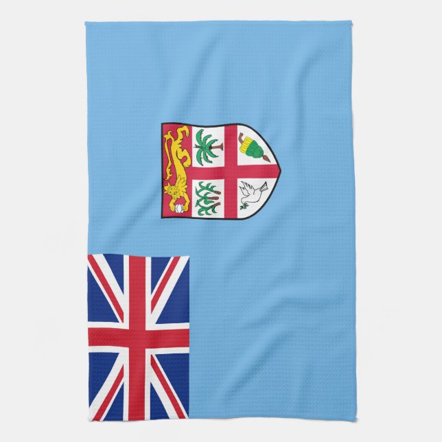 Fiji flagga kökshandduk (Vertikal)