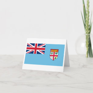 Fiji Flagga Kort