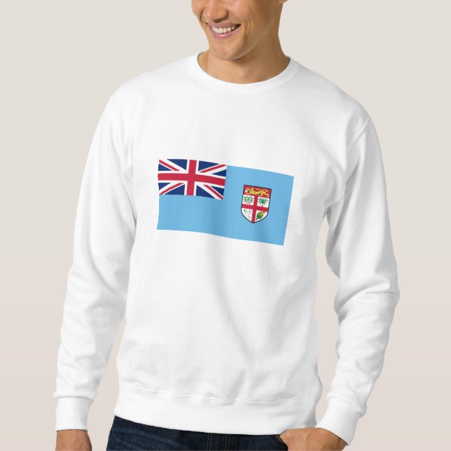 Fiji flagga lång ärmad tröja (Framsida)