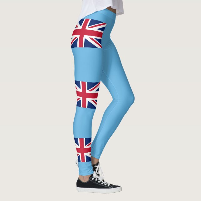 Fiji Flagga Leggings (Höger)