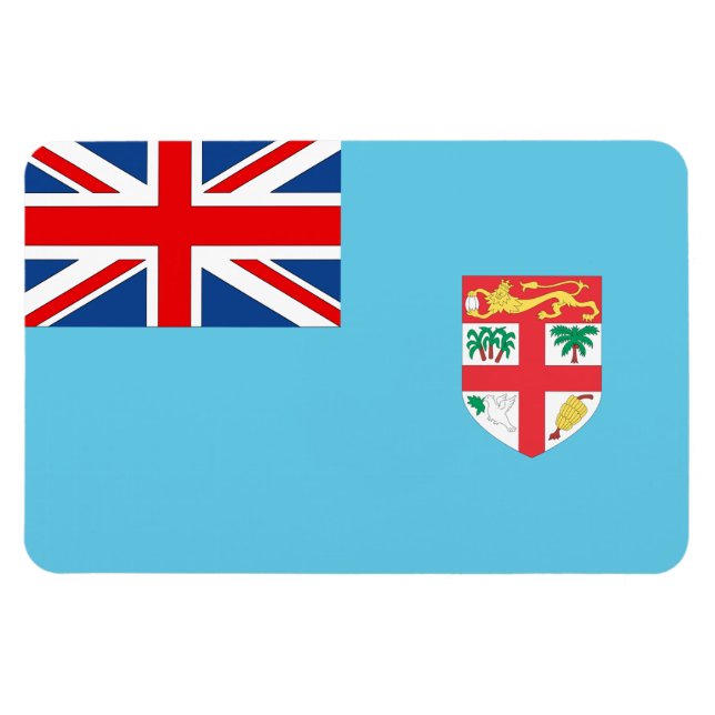Fiji Flagga Magnet (Horisontell)