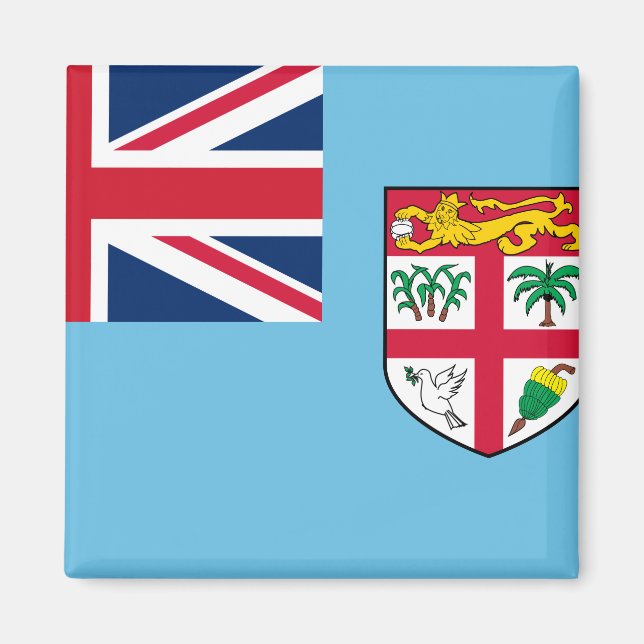 Fiji Flagga Magnet (Framsidan)