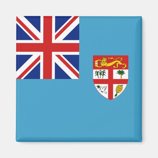 Fiji Flagga Magnet (Framsidan)