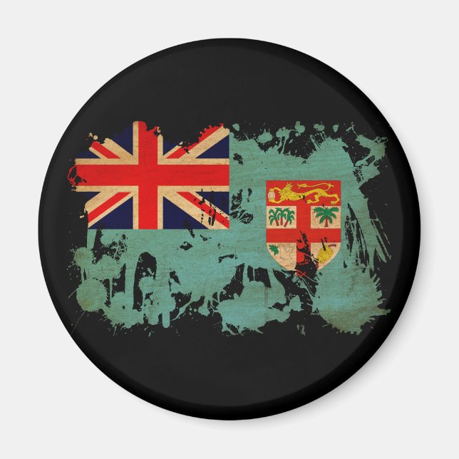Fiji Flagga Magnet (Framsidan)