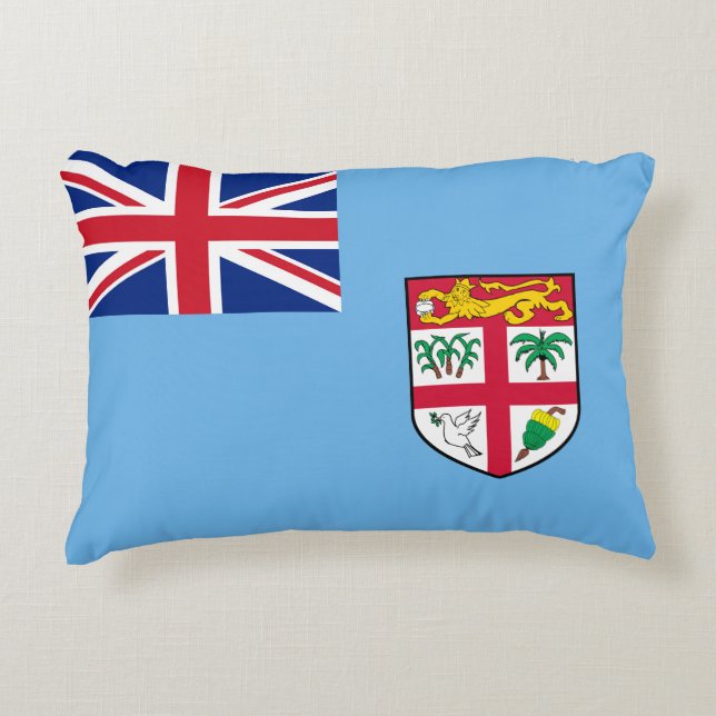 Fiji flagga prydnadskudde (Framsidan)