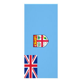 Fiji flagga reklamkort