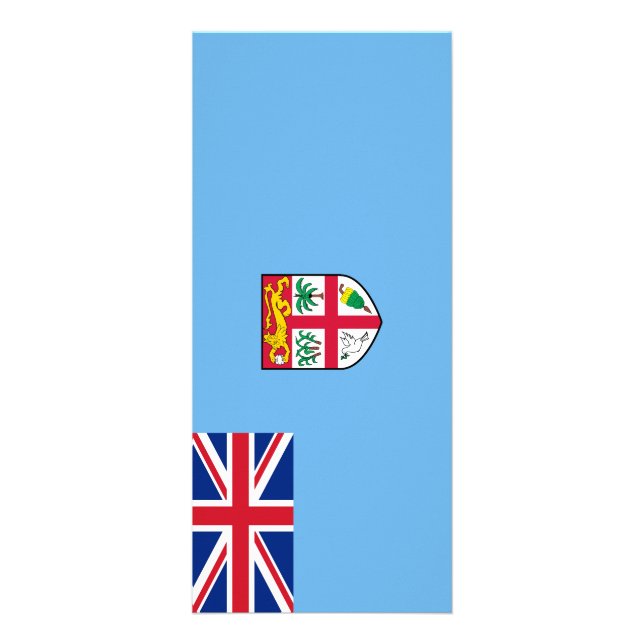 Fiji flagga reklamkort (Framsidan)