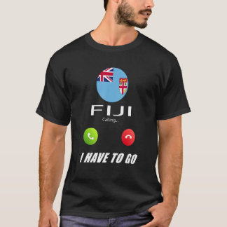 Fiji Flagga Souvenir Fiji Ringer Ringer T Shirt