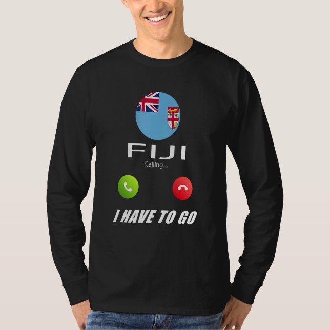 Fiji Flagga Souvenir Fiji Ropar Ropar T Shirt (Framsida)