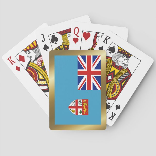 Fiji Flagga Spelkort (Baksidan)