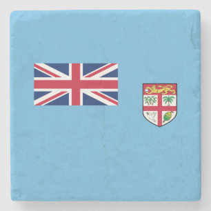 Fiji Flagga Stenunderlägg