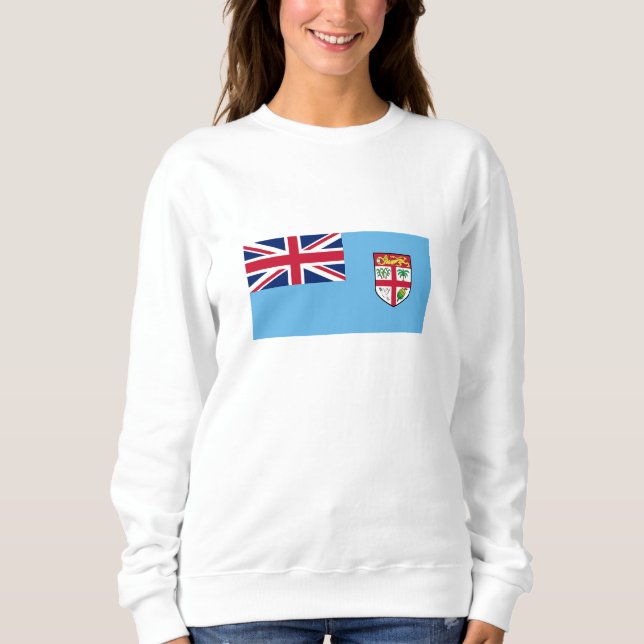 Fiji Flagga T Shirt (Framsida)