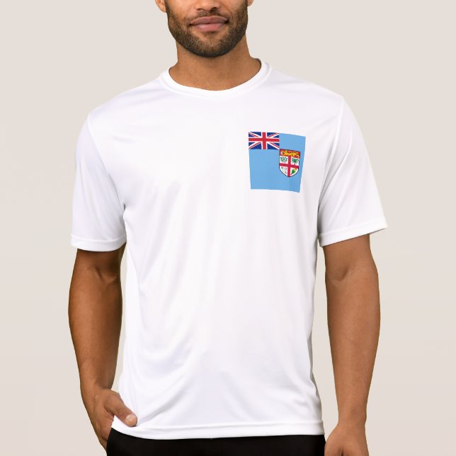 Fiji flagga t shirt (Framsida)