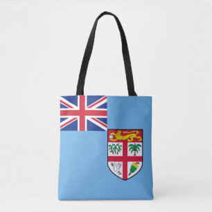 Fiji flagga tygkasse