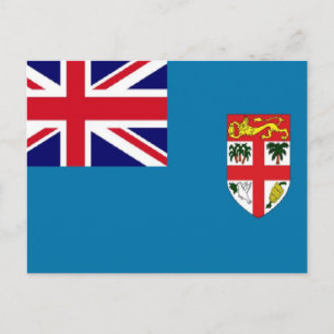 Fiji Flagga Vykort