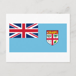Fiji Flagga vykort