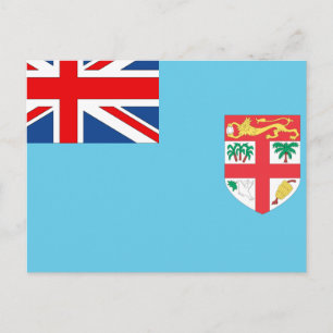 Fiji Flagga Vykort