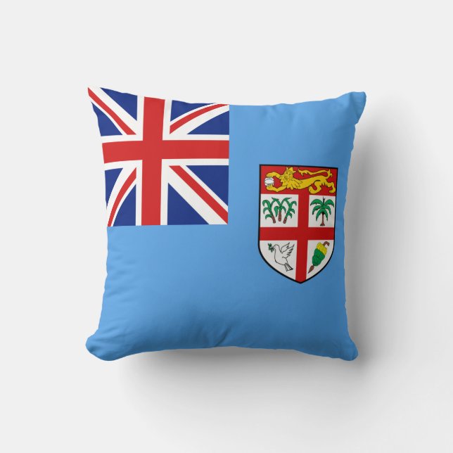 Fiji Flagga x Flagga Pillow Kudde (Framsida)