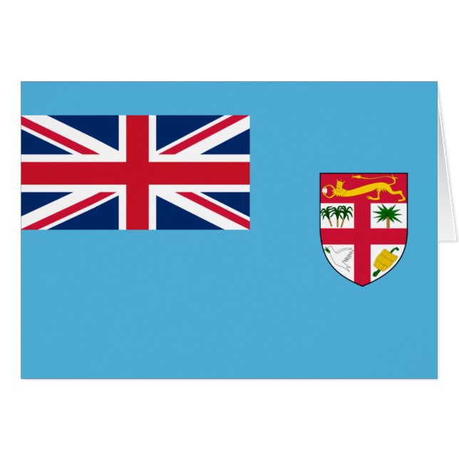 fiji hälsningskort (Framsidan Horizontal)