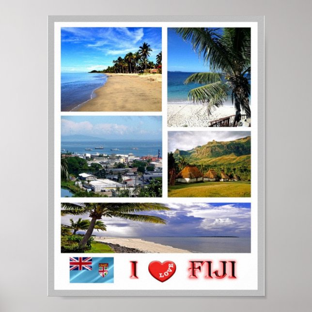 Fiji - I Kärlek - Poster (Framsidan)